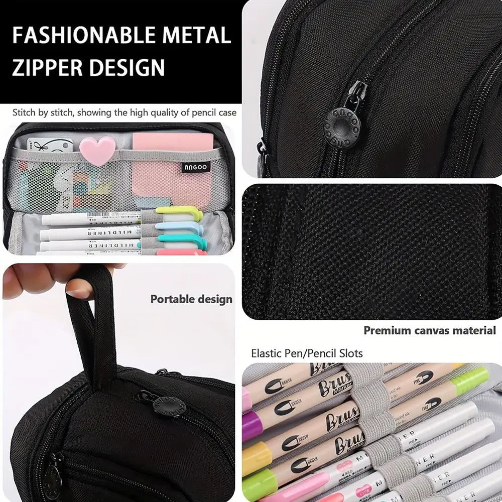 Multi Layer Macaron Pencil Case