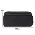 Large Capacity Black Stationery Case