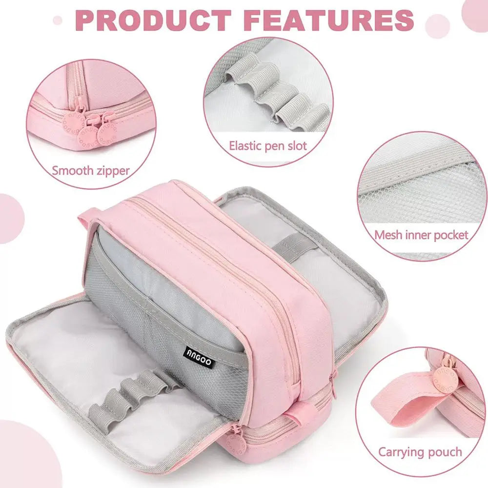 Multi Layer Macaron Pencil Case